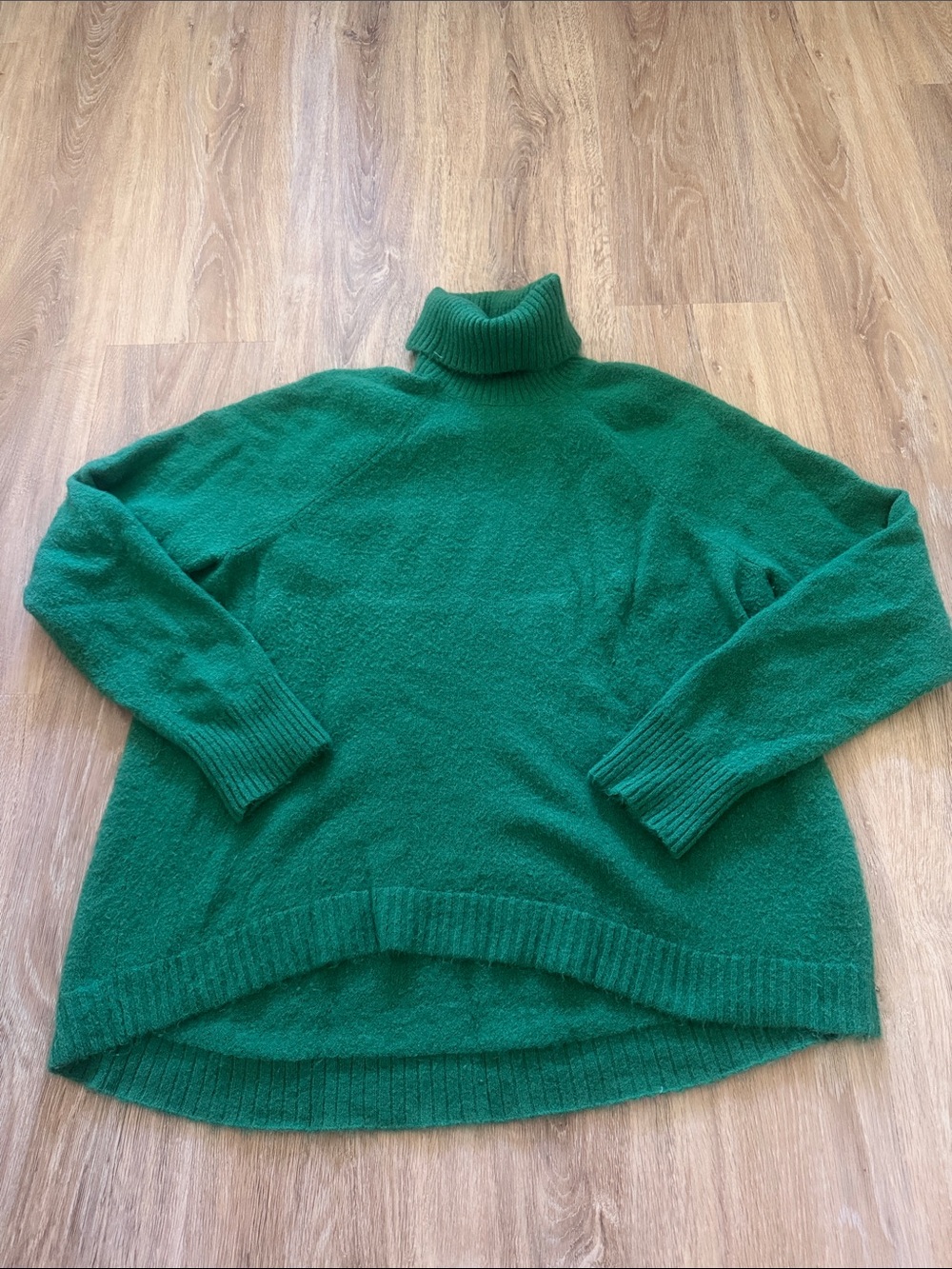 J. Crew Emerald Green Turtleneck Sweater